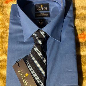 Stafford Box Shirt And Tie Set